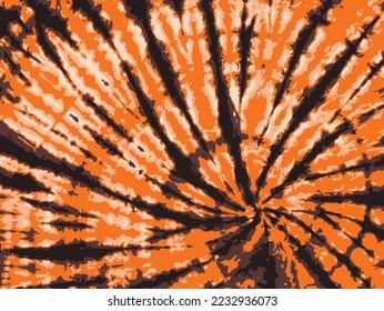 Brown and Orange Tie Dye Background