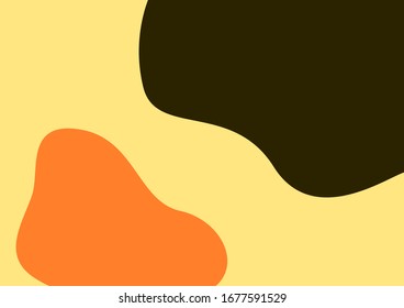 Brown, orange,yellow simple background, Earth tone, Minimalistic style.