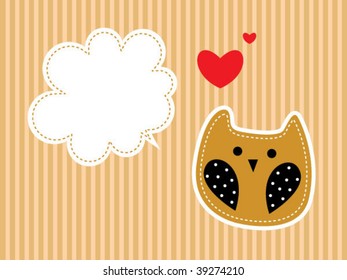 brown owl card
