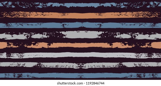 brown paint stripe Seamless pattern. vector striped graphic background. ink brush strokes. grunge stripes, trendy male paintbrush line. winter texture lines backdrop 