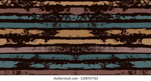 brown paint stripe Seamless pattern. autumn vector striped graphic background. ink brush strokes. grunge stripes, trendy male paintbrush line. winter texture lines backdrop 