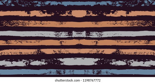 brown paint stripe Seamless pattern. vector striped graphic background. ink brush strokes. grunge stripes, trendy male paintbrush line. winter texture lines backdrop 