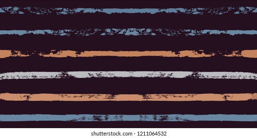 brown paint stripe Seamless pattern. vector striped graphic background. ink brush strokes. grunge stripes, trendy male paintbrush line. winter texture lines backdrop 