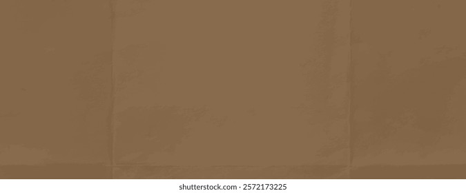 Brown paper background with a vintage style. The background features a textured, crumpled brown surface, adding depth and character. Paper texture background vector. Brown background.