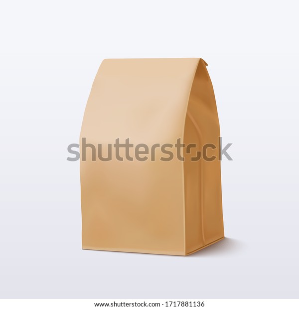 Brown Paper Bag Vector Illustration Eps Stock Vector (Royalty Free ...