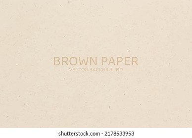 Brown paper texture background. Vector illustration eps 10.