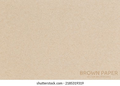 Brown paper texture background. Vector illustration eps 10.