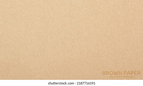 Brown paper texture background. Vector illustration eps 10.