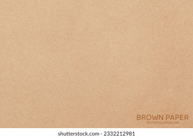 Brown paper texture background. Vector illustration eps 10.