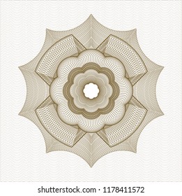 Brown passport money rossete