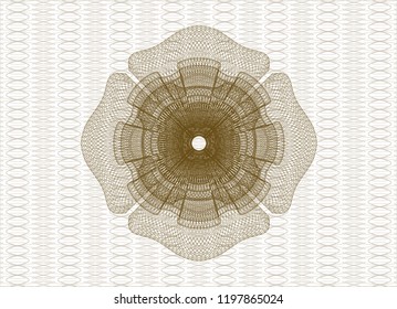Brown passport money rossete