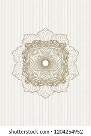 Brown passport money rossete