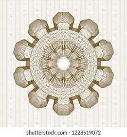 Brown passport money rossete