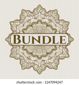 Brown passport rossete with text Bundle inside