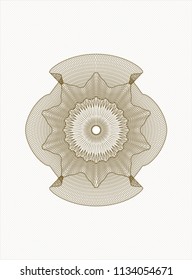 Brown passport style rossete