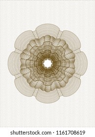 Brown passport style rossete