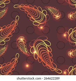 brown pattern, fabric