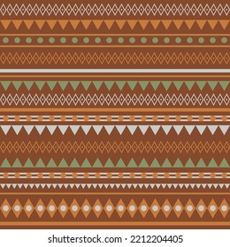 Brown pattern for men's sweaters in a calm Scandinavian style