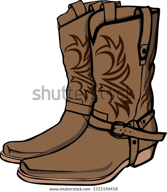 patterned cowboy boots