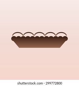 Brown Pie icon