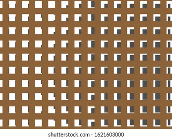 brown pixels on white background. Abstract  vector