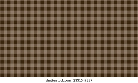 Brown plaid fabric texture as a background	
