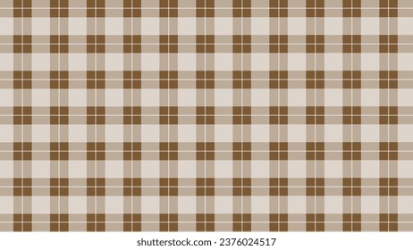  Brown plaid fabric texture as a background