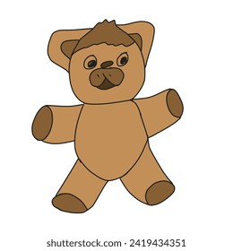 brown polar bear teddy bear happy birthday gift
