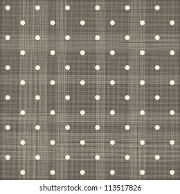 Brown Polka Dot Seamless Textured Pattern Stock Vector (Royalty Free