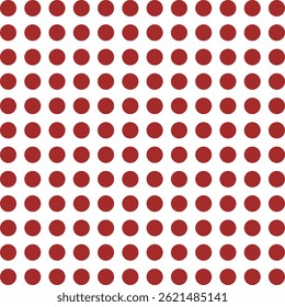 Brown polka dots pattern on white background