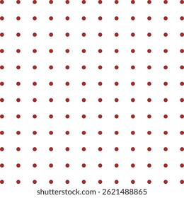 Brown polka dots pattern on white background
