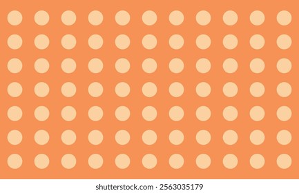 brown polka dots pattern over dark brown useful as a background.