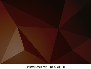 Brown polygonal background, abstract texture for advertising business, vector illustration