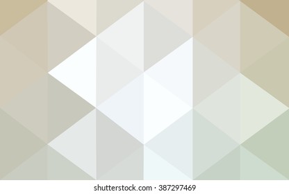 Brown polygonal illustration, which consist of triangles. Geometric background in Origami style with gradient. Triangular design for your business.