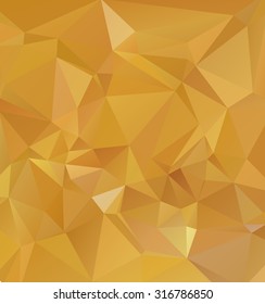 Brown Polygonal Mosaic Background, Creative Design Templates