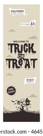 brown portrait halloween poster