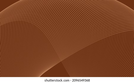 Brown Psychedelic Linear Wavy Backgrounds 
