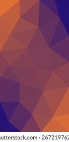 Brown Purple Low Polygon Abstract background of the triangles