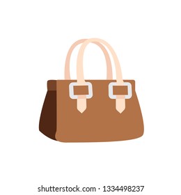 Brown purse hand bag emoji vector svg