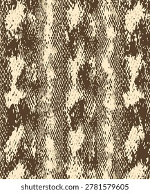 Brown Python Snake Skin Animal Print Background in Neutral Beige Tones