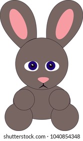 Brown Rabbit Illustration