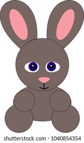 Brown Rabbit Illustration