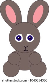 Brown Rabbit Illustration