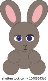 Brown Rabbit Illustration