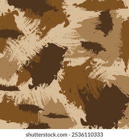 Brown Ranger Military Camouflage Abstract art, suitable for army forces in the desert