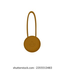 Brown rattan bag for woman