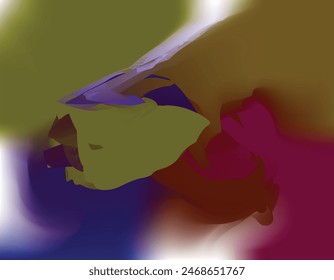 Braun, Rot, Dunkelgelb, Blau, Grün und Pink Farbkombination Farbverlauf Hintergrunddesign.