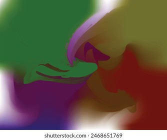 Brown, Red, Dark Yellow, Blue, Green and Pink color combination gradient background design.