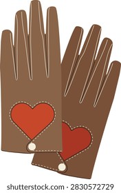 Brown And Red Leather