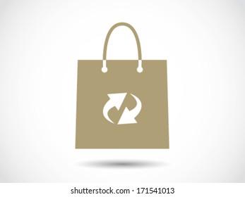 Brown Reusable Shopping Bag